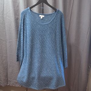 Croft & Barrow Blue Crew Neck Sweater